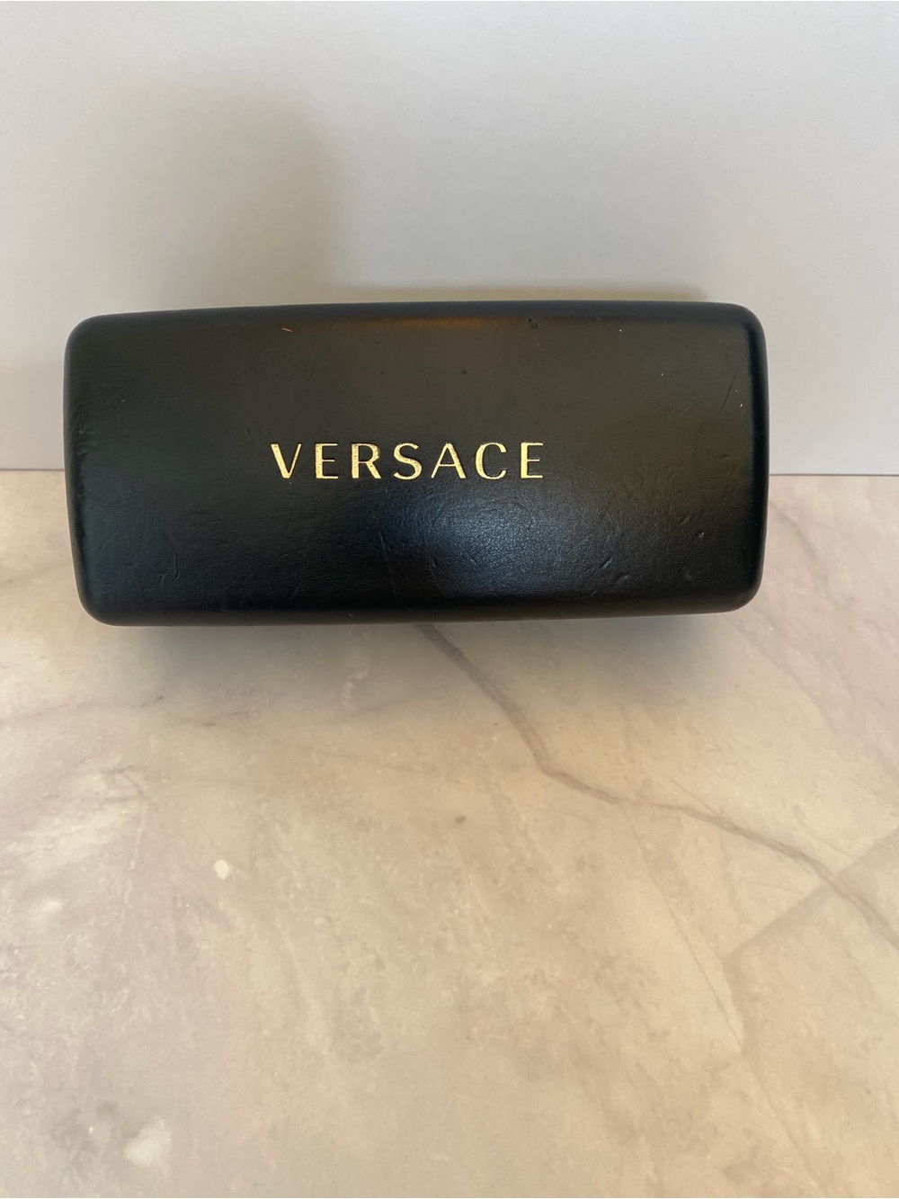 Versace Black Frame Brown Gradient Sunglasses with Gold Medusa Logo - Picture 8 of 16
